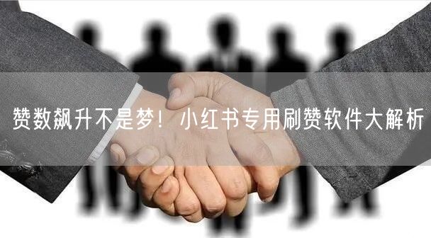 赞数飙升不是梦！小红书专用刷赞软件大解析
