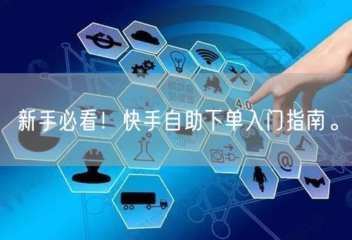 新手必看！快手自助下单入门指南。