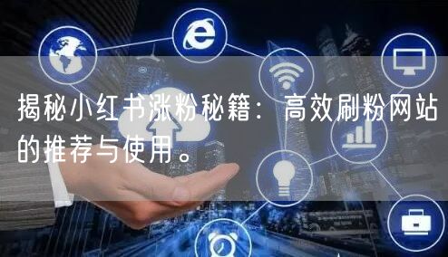 揭秘小红书涨粉秘籍：高效刷粉网站的推荐与使用。