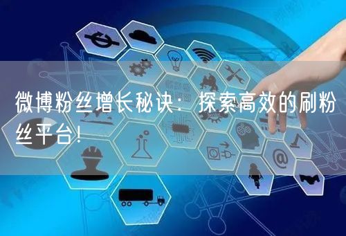 微博粉丝增长秘诀：探索高效的刷粉丝平台！