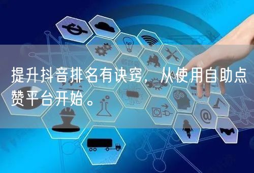 提升抖音排名有诀窍，从使用自助点赞平台开始。