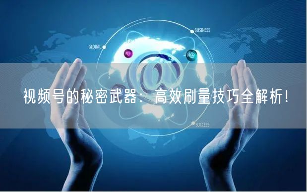 视频号的秘密武器：高效刷量技巧全解析！
