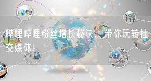 哔哩哔哩粉丝增长秘诀，带你玩转社交媒体!